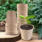 Eco-friendly Seedlings Pots Biodegradable Seeds Starting Trays Plant Nursery