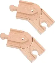 Enhance Your Train Set Pcs Wooden Train Track Replacement Parts Track Toys