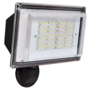Amax Lighting Wall Pack Light 200W+LED+ Adjustable Lamp Head+Dusk To Dawn Bronze