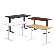 Oikiture Standing Desk Height Adjustable Motorised Electric Sit Stand Table