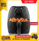Turbofry 3.5L Air Fryer Oven 1300W Dual Control Timer BPA-Free Matte Black