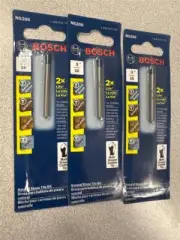 ^ Lot of 3 Bosch Natural Stone Tile Multi Ground Carbide Drill Bit 3/16" NS200