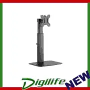Brateck Single Free Standing Screen Pneumatic Vertical Lift Monitor Stand Fit Mo