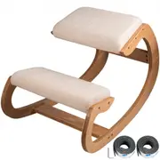 VEVOR Ergonomic Kneeling Chair Heavy Duty Better Posture Kneeling Stool Office Chair Home for Body Shaping Relieveing Stress Meditation Desk Computer
