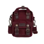 Nevenka Macaroon Multi Color Women Casual Crossbody Purse Handbag-WineRed