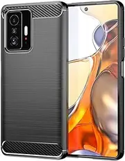 [YukeTop] Cover for Oppo A57 5G Case, Soft TPU, Drop-Proof, Shock-Proof, Protective Cell Phone Cover for Oppo A57 5G.(Black)