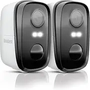 [Uniden] App Cam Solo X2K - 100% Wirefree 2K Super HD Spotlight Camera in 1 – Twin Pack
