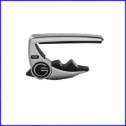 Versatile Performance 3 Guitar Capo in Silver for 6-8 String Instruments