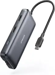 Laptop Docking Station, 8-In-1 USB-C Hub, 4K Dual Monitor USB C Adapter with 2 H