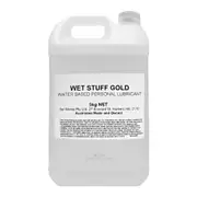 Wet Stuff Gold Clear Water-Based Lubricant for Intimate Use - 5kg