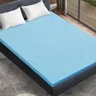 Dreamz 5cm Thickness Cool Gel Memory Foam Mattress Topper Bamboo Fabric King
