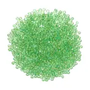 2000 Pcs Glass Seed Beads, 2mm Mini Glass Seed Spacer Bead, Grass Green