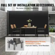 Retractable Side Awning 71x118 Outdoor Privacy Screen Divider Fencing