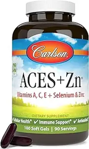Carlson Labs - ACES + Zn Vitamins A, C, E Plus Selenium and Zinc - 180 Softgels