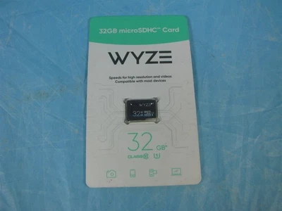 WYZE 32GB MicroSDHC Card Class 10 SD Memory Card - FREE SHIPPING