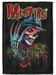 The Misfits - Nightmare Logo Symbol Patch Embroidered Iron or Sew On Skeleton
