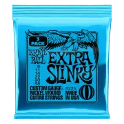 Ernie Ball Extra Slinky Nickel Wound Electric Guitar Strings 3-Pack 8-38