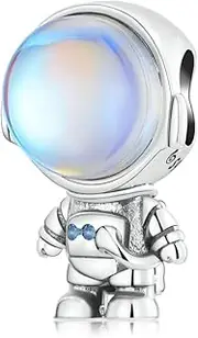 [Teleye] Cute Astronaut Charm 925 Sterling Silver Charm Fits For Pandora Bracelet