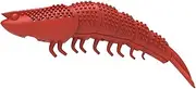 Cat Catnip Toy Cat Toothbrush Catnip Shrimp Shaped Teeth Cleaning Toy Rubber Cat Biting Molar Stick Funny Pet Toy For Cats cleaning expends energy grinding teeth (Color : Red)