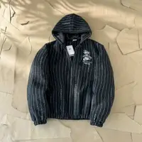 在飛比找蝦皮購物優惠-Nike x stussy聯名 SS23 條紋連帽外套