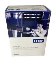 Case of 20 HID Fargo 45109 Color Ribbon YMCFKO for DTC4000 DTC4250e 200 Prints