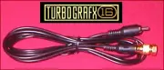 6Ft RCA Video Cable & GOLD RF Coax TV Adapter for NEC Turbo Grafx 16 System NEW