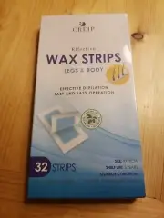 Creip WAX STRIPS Legs & Body 32 Strips (16 Double Sides) NEW sealed EXP 5/2025
