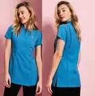 Womans Beauty Salon Tunic Hairdressing Spa Massage Therapist Health Work Size 12