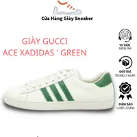 在飛比找蝦皮購物優惠-Gucci ACE X Adidas' Green' Sne