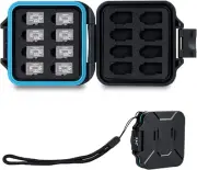 16 Slots Microsd Card Case MSD Card Holder Storage for 16 Micro SD/MSD/TF Cards,