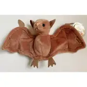 Original Retired Batty NWT Ty Beanie Baby PVC Pellets