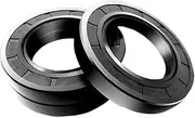 Nitrile Rubber Sealing Ring Gasket Gasket Lip， 2Pcs NBR Framework Oil Seal, Inner Diameter 40mm OD 47-95mm Thickness 4-13mm Nitrile Butadiene Rubber Gasket(40X52X9)