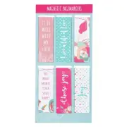Well With My Soul Inspirational Magnetic Bookmarks with Inspirational Designs,