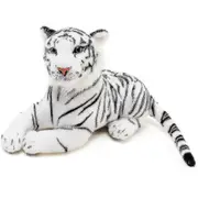 White Tiger Lifelike Stuffed Animal Plush Lifesize Tiger Large