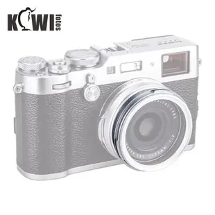 (金屬/銀色)KIWIFOTOS副廠Fujifilm轉接環LA-49X100相容富士原廠LH-X100相機鏡頭轉接器適X100VI X100V S F