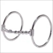 49CE Classic Equine Professional Series O Ring Twisted Wire Snaffle Tool Box Bit