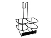 New! Showman PORTABLE BOTTLE HOLDER for Horse grooming bottles Hook for fence +