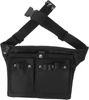 ERINGOGO Stylist Tool Pouch Barber Waist Bag Scissors Pouch Black Portable Easy Salon Random Style