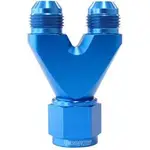 Aeroflow U Block Female -10 to 2 X -8ANmale Nipples Straight Outlet - AF146-10-08