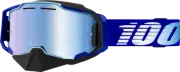 100% Armega Snow Goggles MOTOCROSS Royal - Blue Mirror