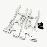 Aluminum Rear Lower Arms Silver for Team Losi 1/10 Lasernut U4 Tenacity All LOS234017