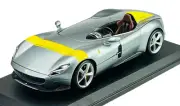 BBURAGO FERRARI MONZA SP1 SILVER 1:18 DIE CAST METAL MODEL NEW IN BOX