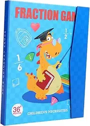 DIYEAH 1set Magnetic Fraction Discs Teaching Aid for Boy Girl Fun Math Learning Toy for Cognitive Development Educational Montessori Plaything for Home and Classroom Use