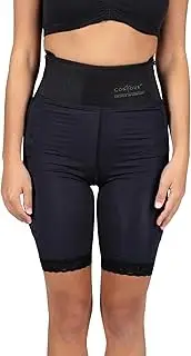 [ContourMD] Contour MD Post Surgery Compression Shorts - High Thigh, Tummy Tuck 4" (S4) Large Black