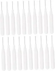 BIUDECO 20Pcs Mini Makeup Brushes Multi-use Eyebrow Makeup Brushes and Interdental Brushes with Bristles for Precision Application and Grooming