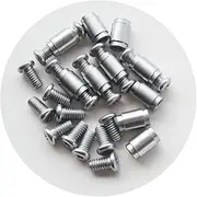 Pocket Knife Backspacer Spacer Stop Pins, EDC Knife Rotary Pin Screw, Folding Knife Rivet Shank Attachments, Pack of 10(C)