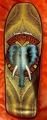 Powell Peralta Mike Vallely OG Elephant 10" Gold Foil Skateboard Deck