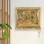 Radha Krishna with Cow Key Holder Home Decor Key Hooks for Wall Hanging Hand ...
