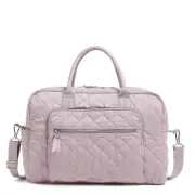 Vera Bradley Performance Twill Weekender Travel Bag Hydrangea Pink