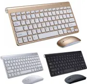 Wireless Keyboard and Mouse Protable Mini Keyboard Mouse Combo Set For PC